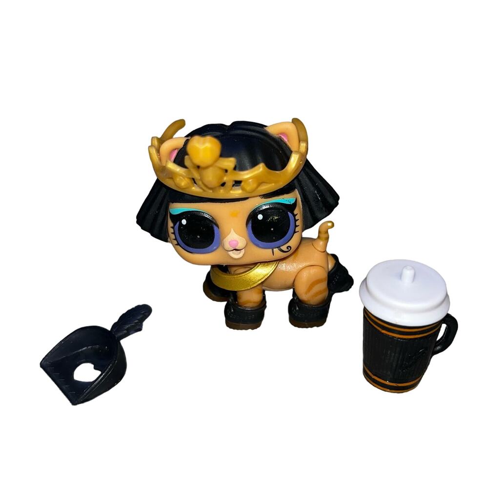 LOL Surprise Ancient Meow ConfettiPop Pharaoh Babe with accessories.